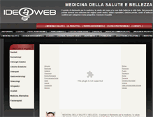 Tablet Screenshot of medicinadellasaluteebellezza.it